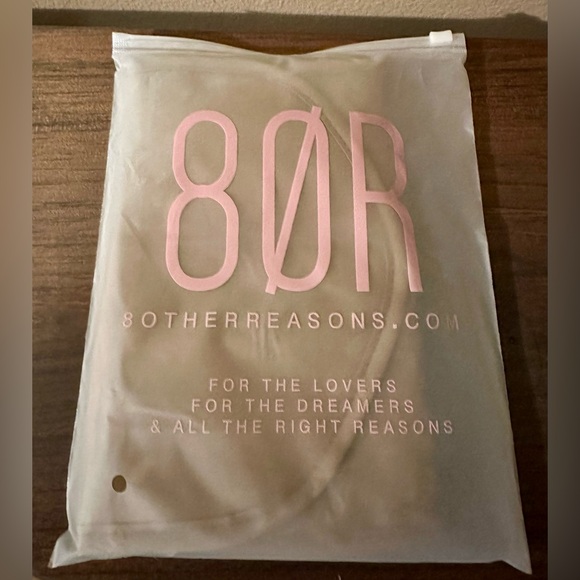 8 Other Reasons Handbags - Neutral Beige Tan Camel Jewelry Travel Organizer Case Zip Pouch Minimalist NEW